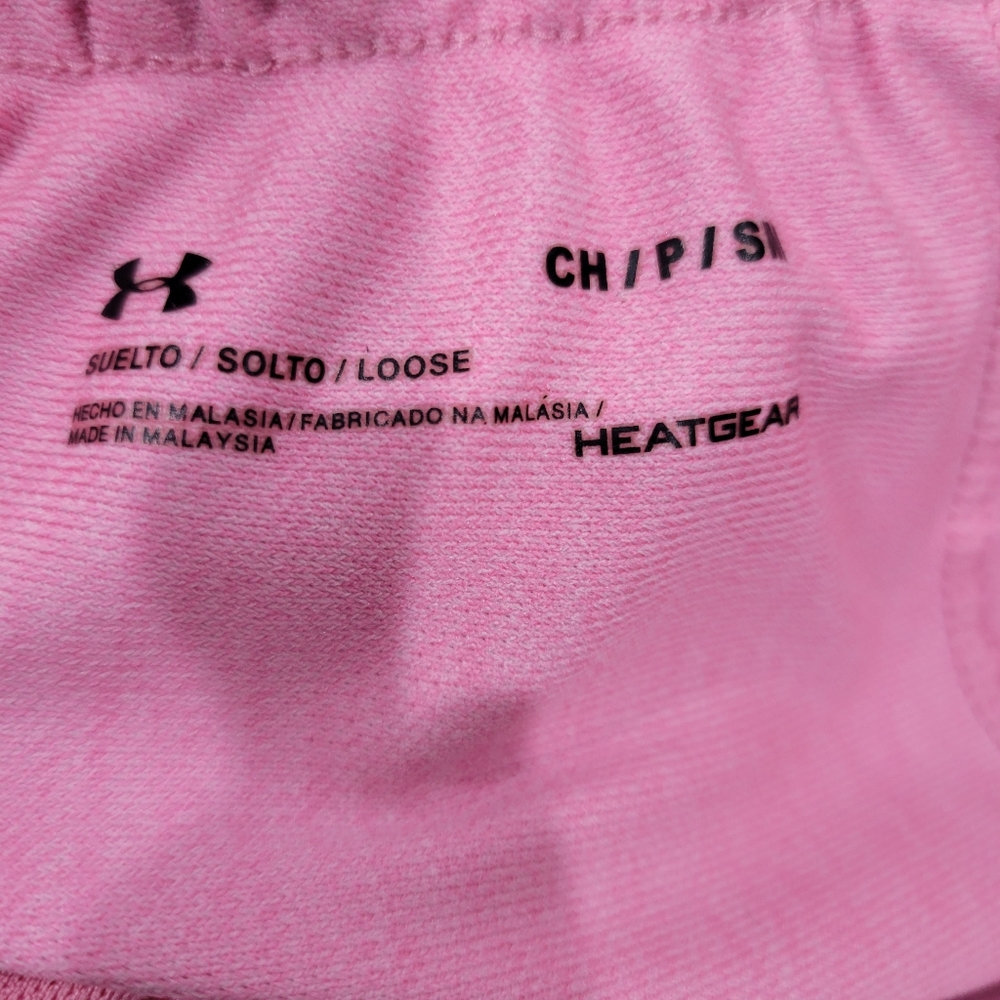 Under Armour Pink Pocketed Shorts Size Small - Picture 4 of 4